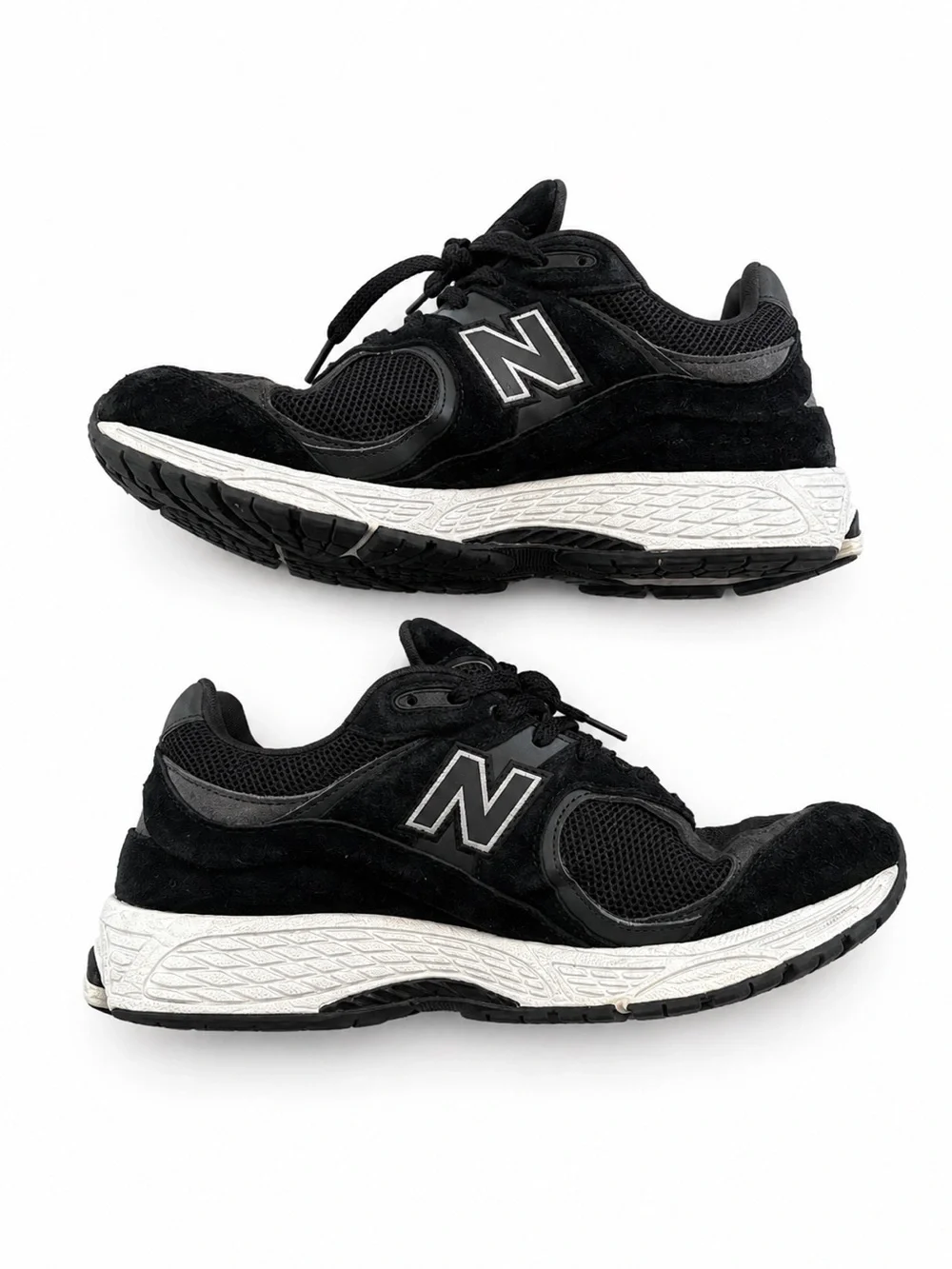 New Balance 2002R Black Gray Sneakers Men’s 10.5 No Insoles